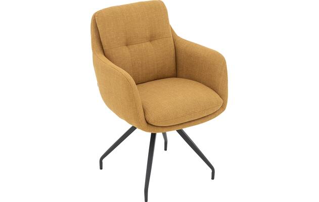 Goossens eetkamerstoel mirthe geel stof - 8252168-goossens-mirthe-eetkamerstoel-stof-geel-05