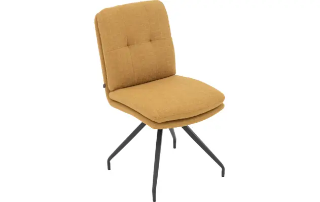 Goossens eetkamerstoel mirthe geel stof - 8252171-goossens-mirthe-eetkamerstoel-stof-geel-06