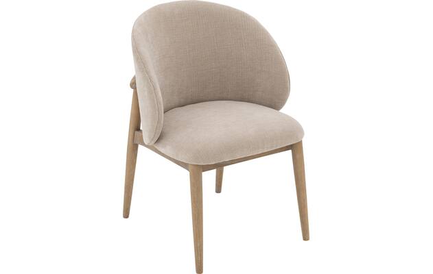 Goossens eetkamerstoel diederik beige stof - 8252175-goossens-diederik-eetkamerstoel-stof-beige-05