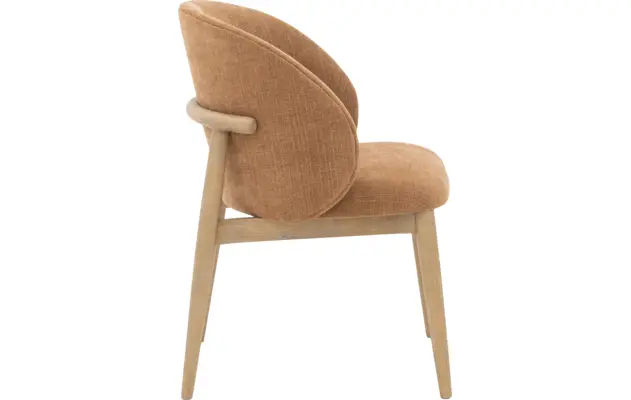 Goossens eetkamerstoel diederik bruin stof - 8252176-goossens-diederik-eetkamerstoel-stof-bruin-03