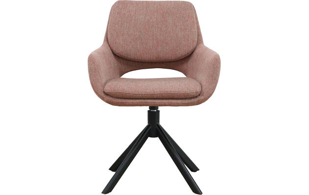 Goossens eetkamerstoel daisy roze stof - 8252188-goossens-daisy-eetkamerstoel-stof-roze-02