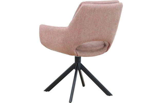 Goossens eetkamerstoel daisy roze stof - 8252188-goossens-daisy-eetkamerstoel-stof-roze-03