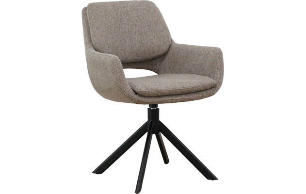 Goossens eetkamerstoel daisy bruin stof - 8252190-goossens-daisy-eetkamerstoel-stof-bruin-01