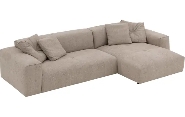 Goossens loungebank lago bruin stof - 8252191-gespiegeld-06