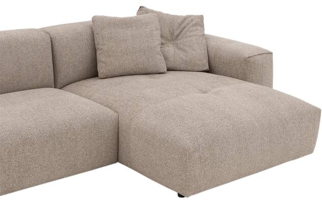 Goossens loungebank lago bruin stof - 8252191-gespiegeld-07