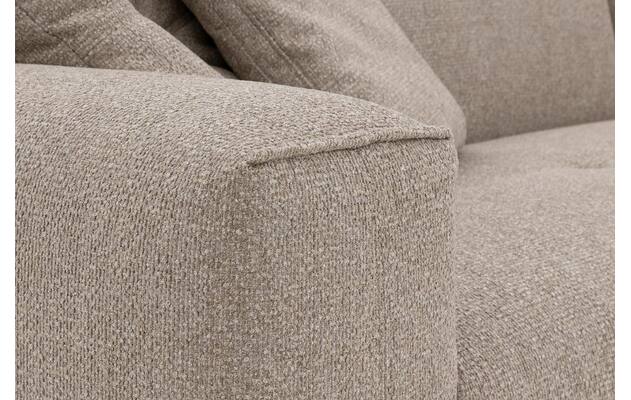 Goossens loungebank lago bruin stof - 8252191-gespiegeld-12