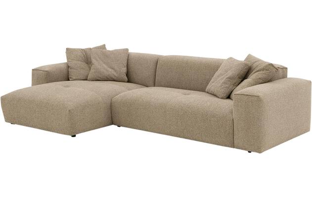 Goossens loungebank lago bruin stof - 8252192-gespiegeld-03