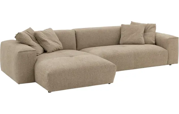 Goossens loungebank lago bruin stof - 8252192-gespiegeld-04