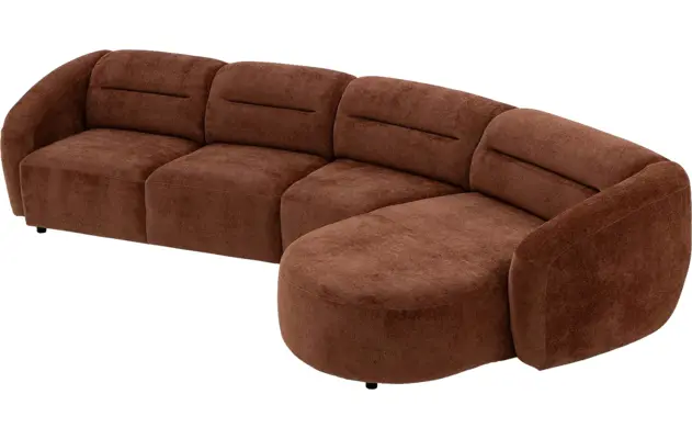 Goossens loungebank zitra bruin stof - 8252197-gespiegeld-05
