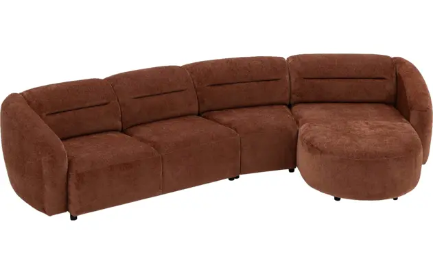Goossens loungebank zitra bruin stof - 8252197-gespiegeld-07