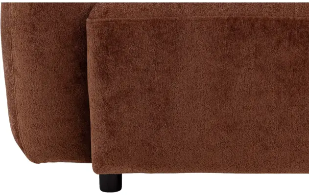Goossens loungebank zitra bruin stof - 8252197-gespiegeld-12