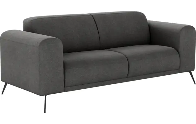 Goossens zitbank shallow zwart stof - 8252252-goossens-shallow-bank-stof-zwart-02