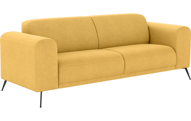 Goossens zitbank shallow geel stof - 8252255-goossens-shallow-bank-stof-geel-02
