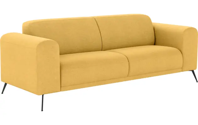 Goossens zitbank shallow geel stof - 8252255-goossens-shallow-bank-stof-geel-02