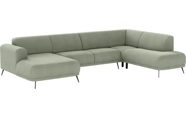 Goossens u bank shallow groen stof - 8252279-goossens-shallow-bank-stof-groen-02