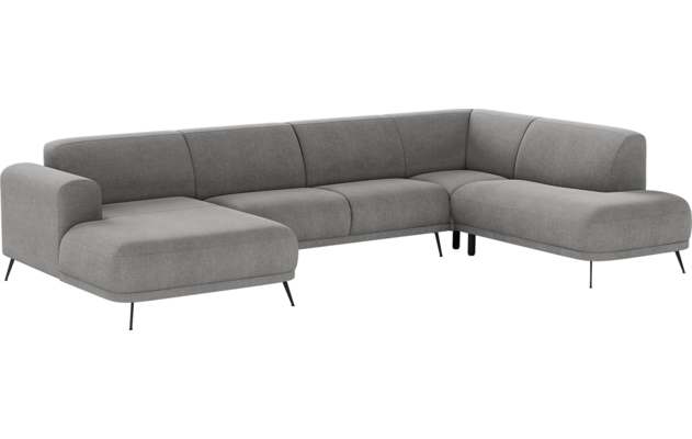 Goossens u bank shallow grijs stof - 8252284-goossens-shallow-bank-stof-grijs-02