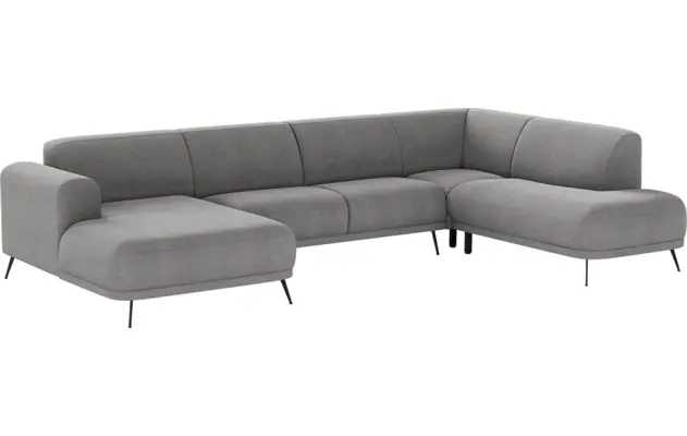 Goossens u bank shallow grijs stof - 8252284-goossens-shallow-bank-stof-grijs-02