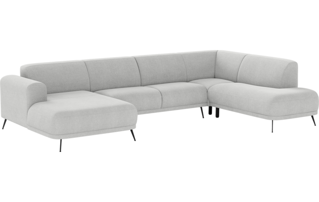 Goossens u bank shallow grijs stof - 8252297-goossens-shallow-bank-stof-grijs-02