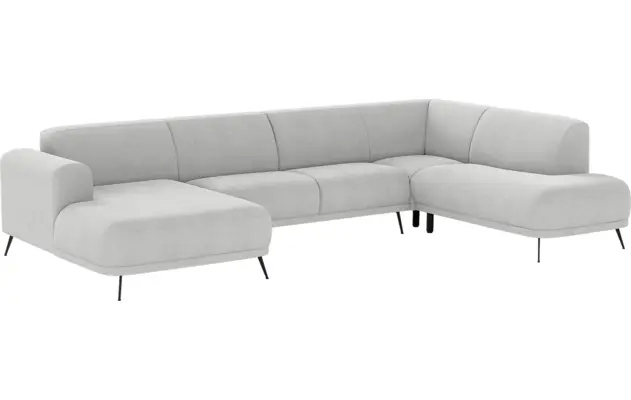 Goossens u bank shallow grijs stof - 8252297-goossens-shallow-bank-stof-grijs-02
