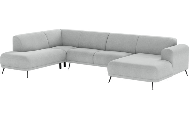Goossens u bank shallow grijs stof - 8252306-goossens-shallow-bank-stof-grijs-02
