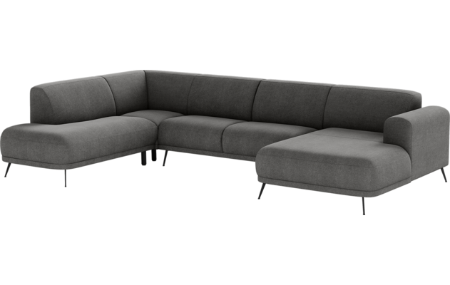 Goossens u bank shallow zwart stof - 8252321-goossens-shallow-bank-stof-zwart-02