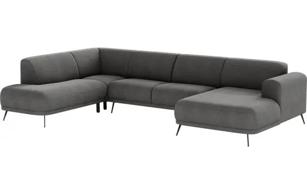Goossens u bank shallow zwart stof - 8252321-goossens-shallow-bank-stof-zwart-02