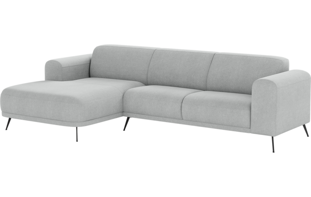 Goossens loungebank shallow grijs stof - 8252329-goossens-shallow-bank-stof-grijs-02