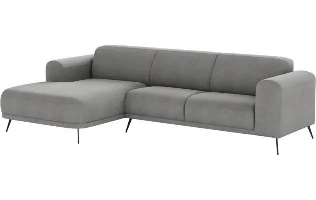 Goossens loungebank shallow grijs stof - 8252330-goossens-shallow-bank-stof-grijs-02