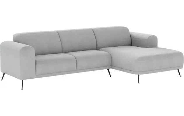 Goossens loungebank shallow grijs stof - 8252352-goossens-shallow-bank-stof-grijs-02