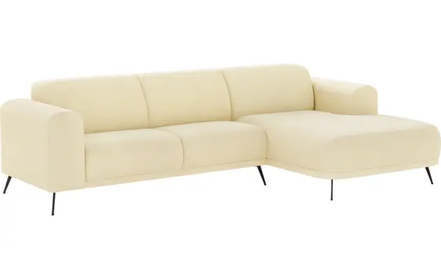 Goossens loungebank shallow geel stof - 8252358-goossens-shallow-bank-stof-geel-02