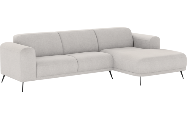 Goossens loungebank shallow grijs stof - 8252365-goossens-shallow-bank-stof-grijs-02