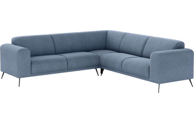 Goossens hoekbank shallow blauw stof - 8252374-goossens-shallow-bank-stof-blauw-02