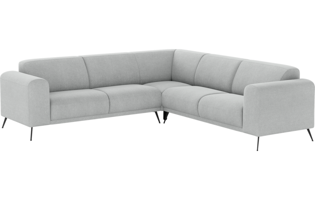 Goossens hoekbank shallow grijs stof - 8252375-goossens-shallow-bank-stof-grijs-02