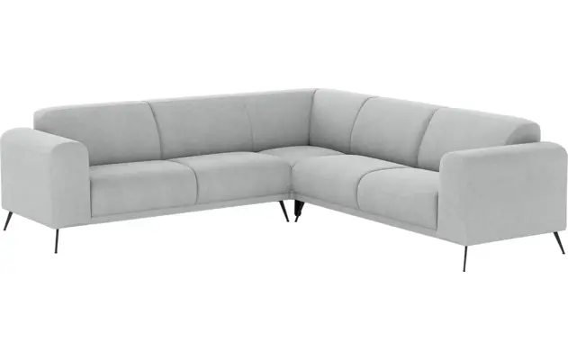 Goossens hoekbank shallow grijs stof - 8252375-goossens-shallow-bank-stof-grijs-02