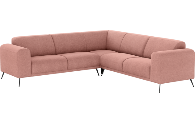 Goossens hoekbank shallow roze stof - 8252384-goossens-shallow-bank-stof-roze-02