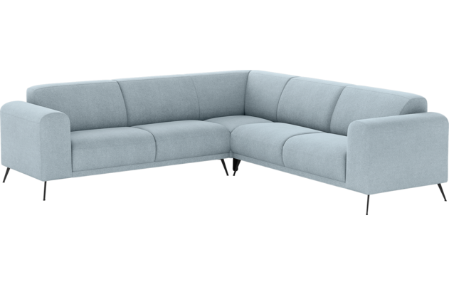 Goossens hoekbank shallow blauw stof - 8252386-goossens-shallow-bank-stof-blauw-02