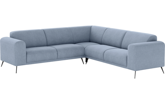 Goossens hoekbank shallow blauw stof - 8252387-goossens-shallow-bank-stof-blauw-02