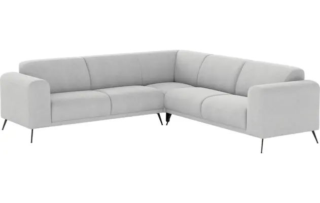 Goossens hoekbank shallow grijs stof - 8252389-goossens-shallow-bank-stof-grijs-02
