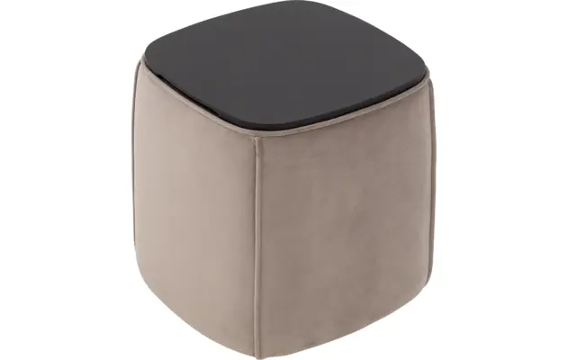 Goossens nachtkastje milano bruin stof - 8252640-goossens-taranto-nachtkastje-stof-12