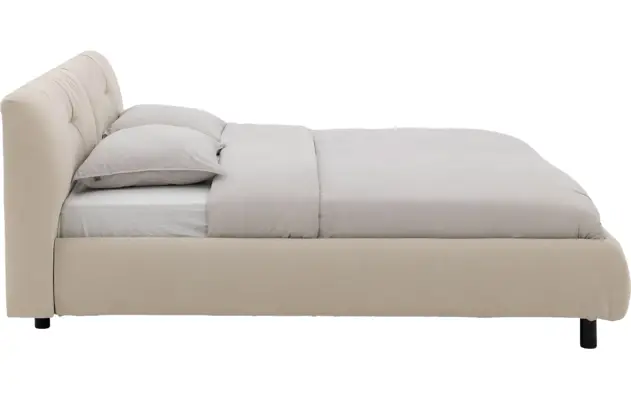 Goossens gestoffeerd bedframe taranto beige stof - 8252675-goossens-taranto-bedframe-stof-03