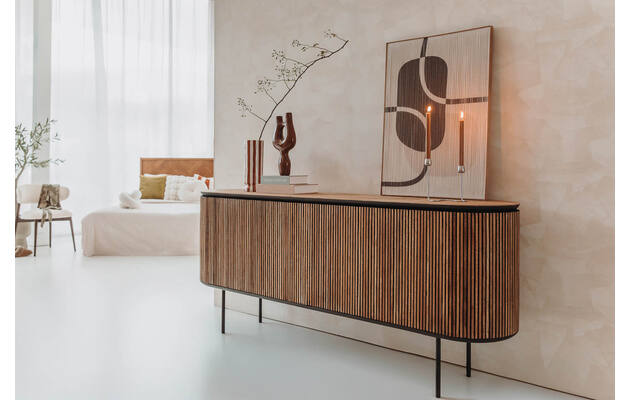 Goossens dressoir adel bruin teak - 8252679-goossens-adel-dressoir-teak-01