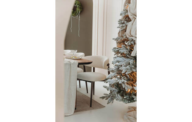 Goossens eetkamerstoel diede beige stof - 8252680-goossens-diede-eetkamerstoel-stof-beige-01