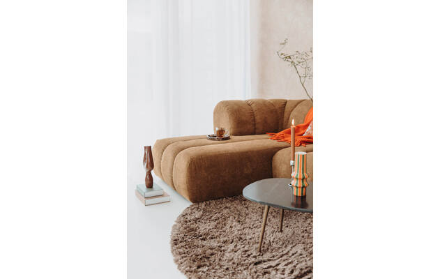 Goossens hoekbank weave geel stof - 8252682-goossens-weave-bank-stof-geel-03