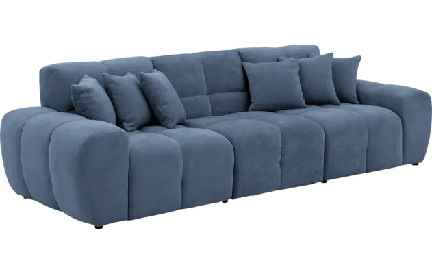 Goossens excellent zitbank kubus blauw stof - 8252684-goossens-excellent-kubus-bank-stof-blauw-02