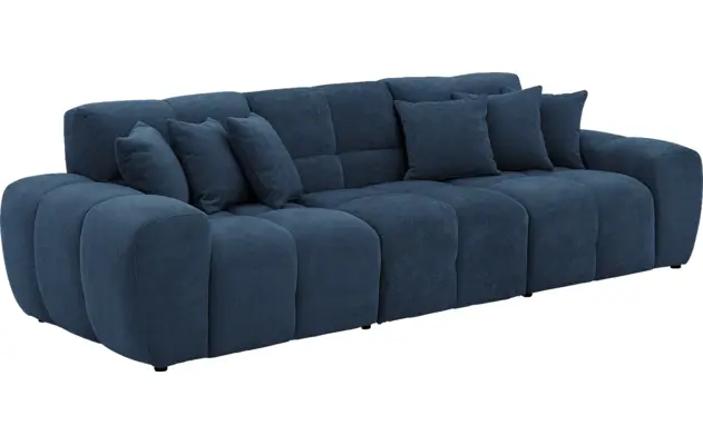 Goossens excellent zitbank kubus blauw stof - 8252685-goossens-excellent-kubus-bank-stof-blauw-02