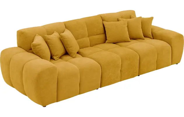 Goossens excellent zitbank kubus geel stof - 8252692-goossens-excellent-kubus-bank-stof-geel-04