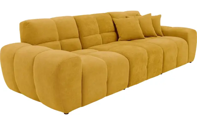 Goossens excellent zitbank kubus geel stof - 8252692-goossens-excellent-kubus-bank-stof-geel-05