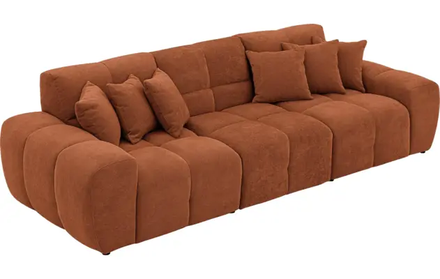 Goossens excellent zitbank kubus bruin stof - 8252693-goossens-excellent-kubus-bank-stof-bruin-04
