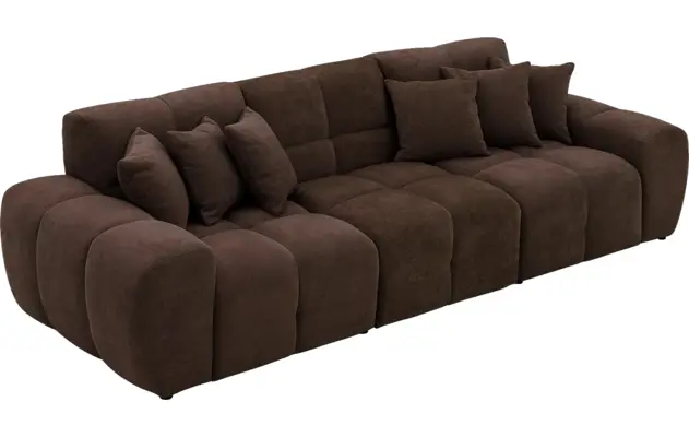 Goossens excellent zitbank kubus bruin stof - 8252695-goossens-excellent-kubus-bank-stof-bruin-04