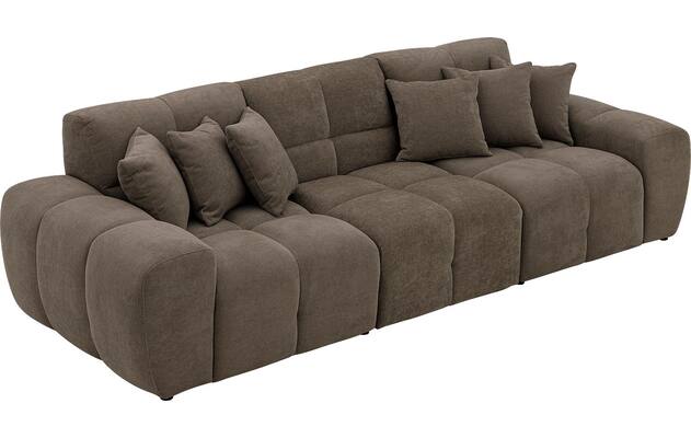 Goossens excellent zitbank kubus bruin stof - 8252696-goossens-excellent-kubus-bank-stof-bruin-04